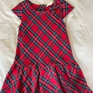 Girls Christmas Plaid Hnm Red Dress